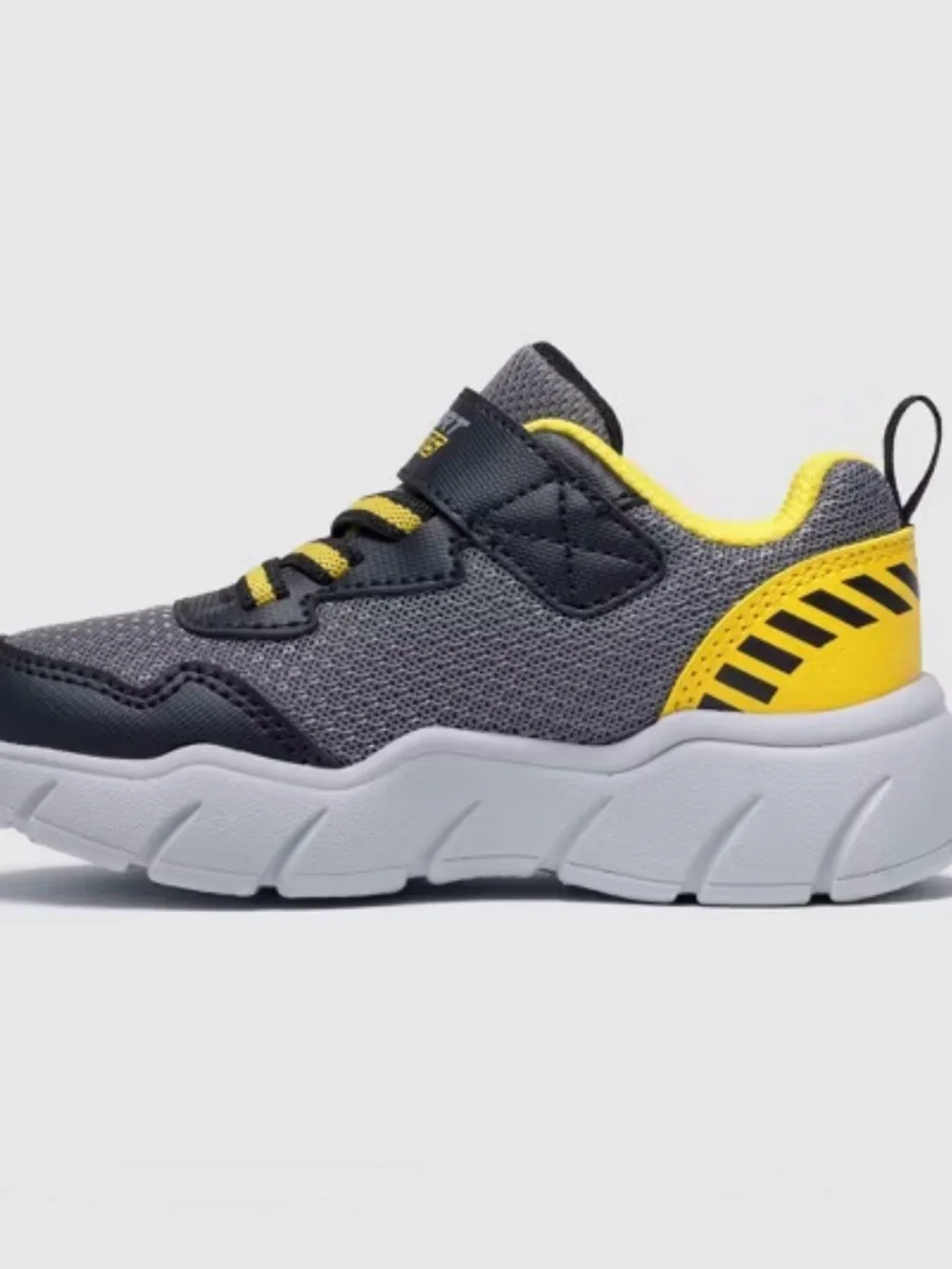 Skechers Kids' Gray & Yellow Light-Up Construction Sneakers 10T